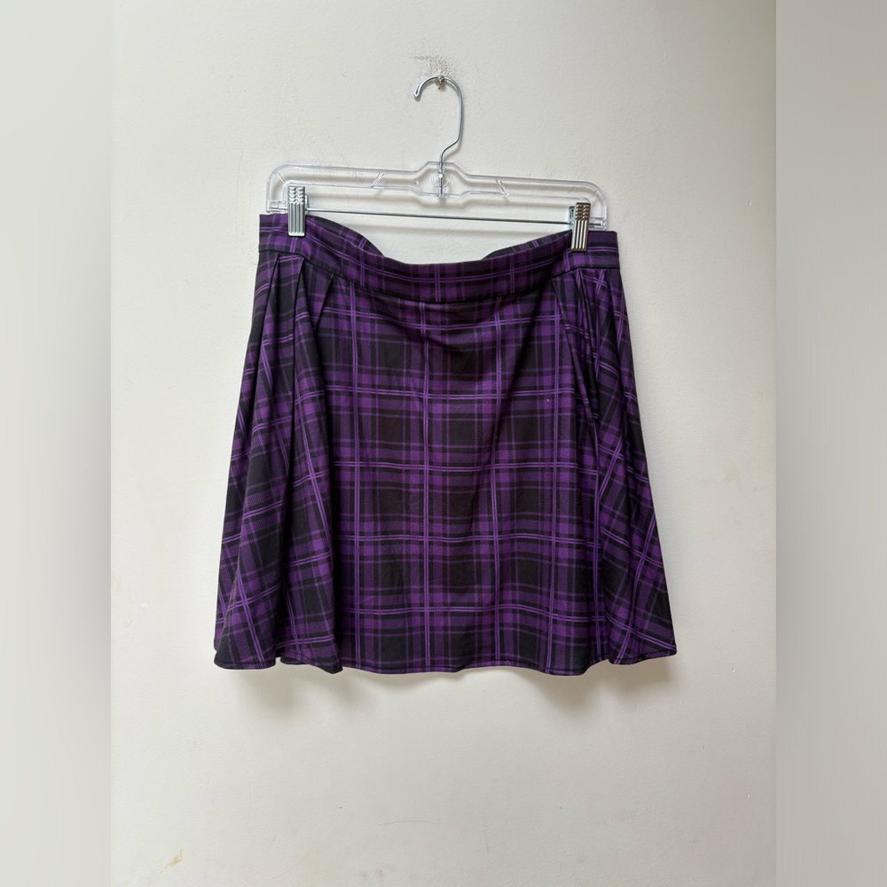 Urban Coco Pleated Skater Mini Skirt